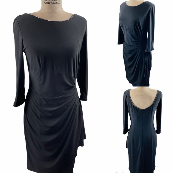 Alex Evenings Jeweled Fitted Dress - Picture 7 of 8